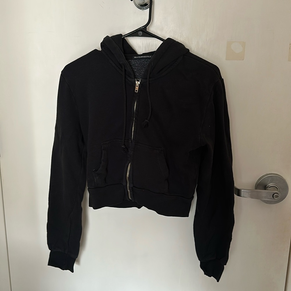 Black Brandy Melville cropped jacket